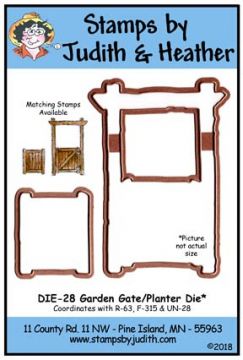 DIE-28 Garden Gate/Planter Die